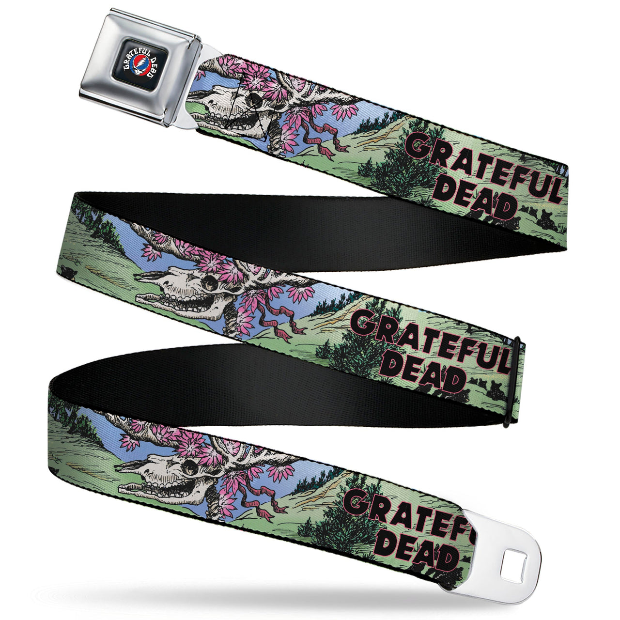 Grateful Dead Seatbelt Belt | Dave's Picks Vol. 9 Art