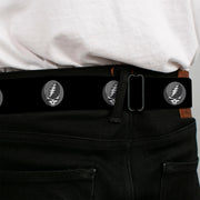 Grateful Dead Seatbelt Belt | Gray Steal Your Face