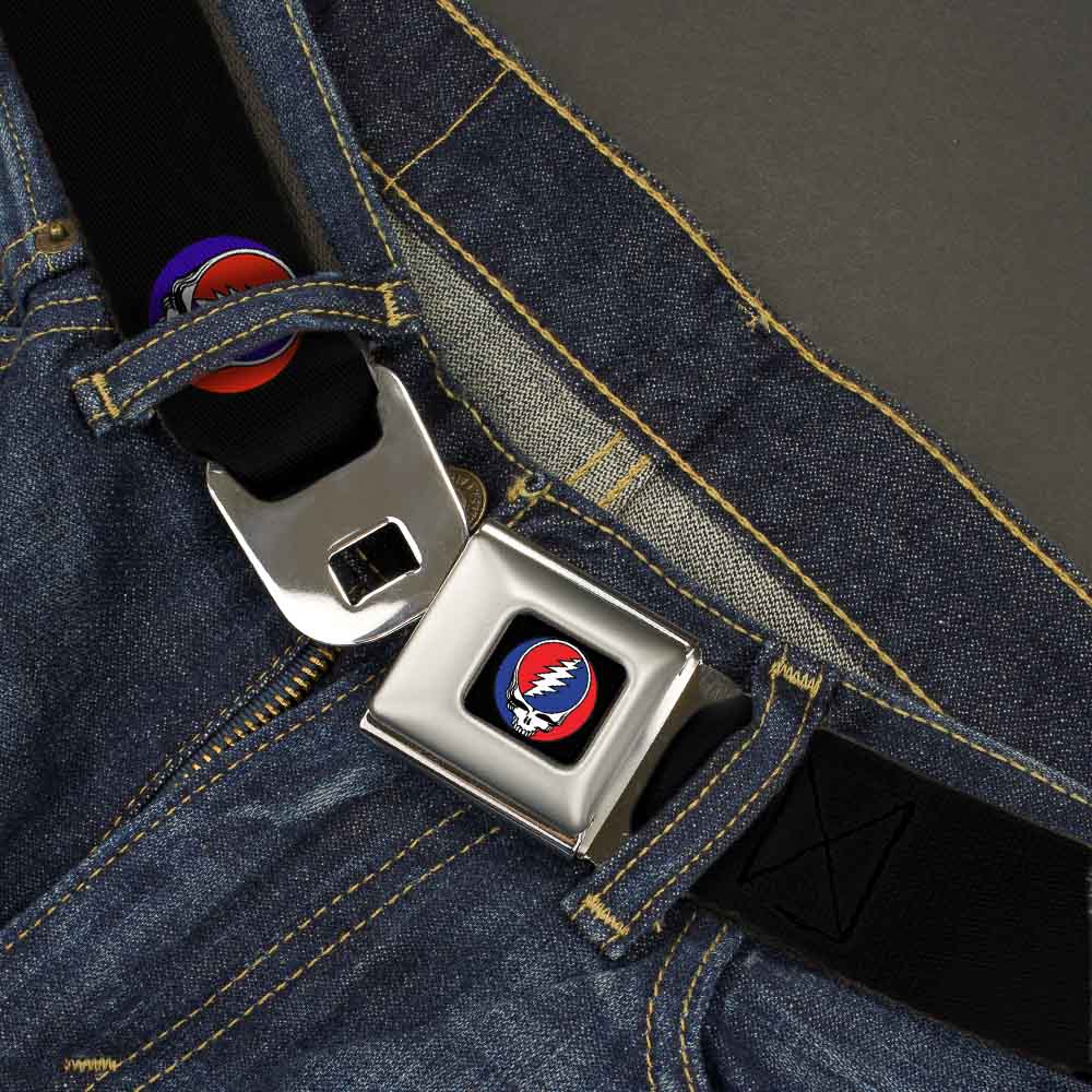 Grateful Dead Seatbelt Belt | Steal Your Face