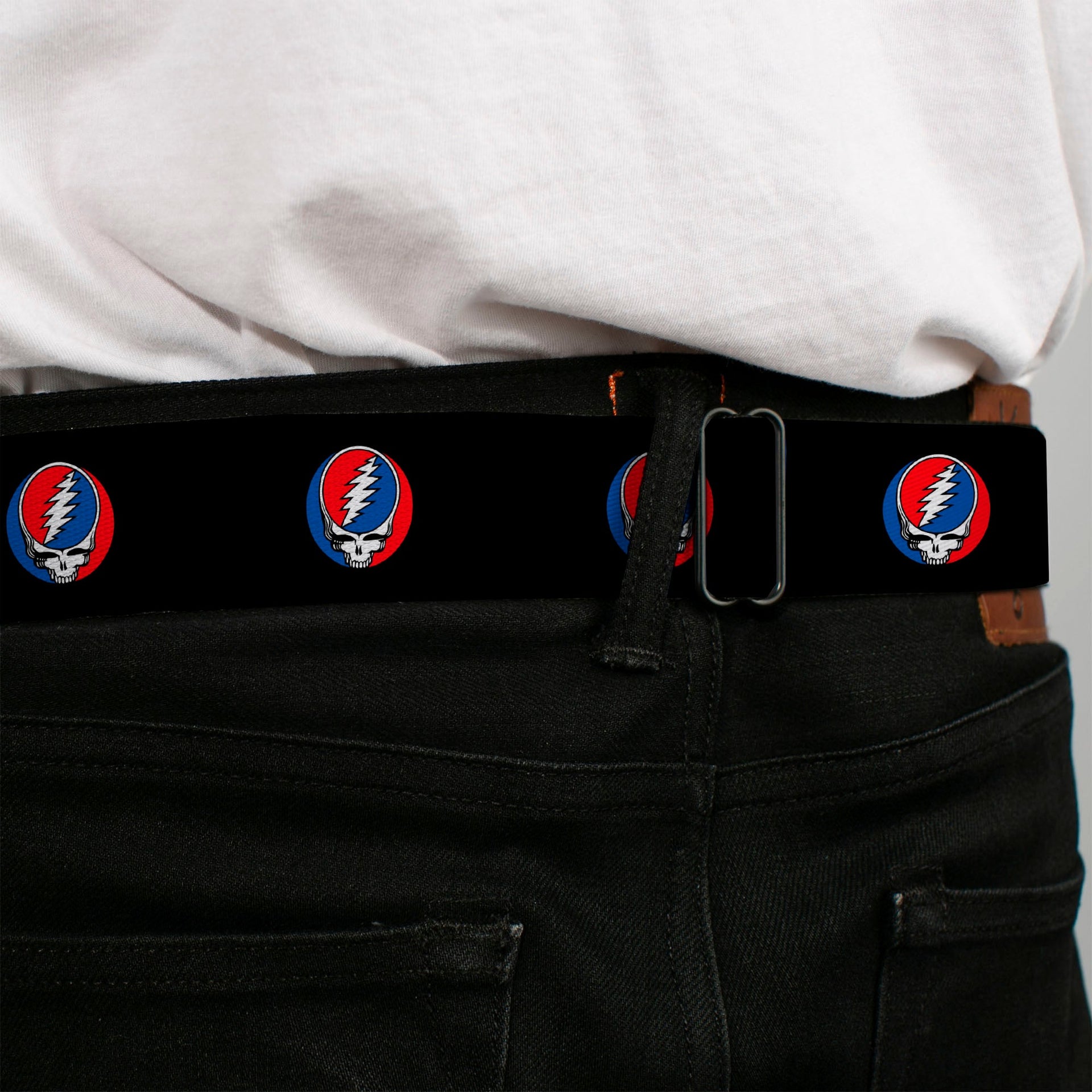 Grateful Dead Seatbelt Belt | Steal Your Face