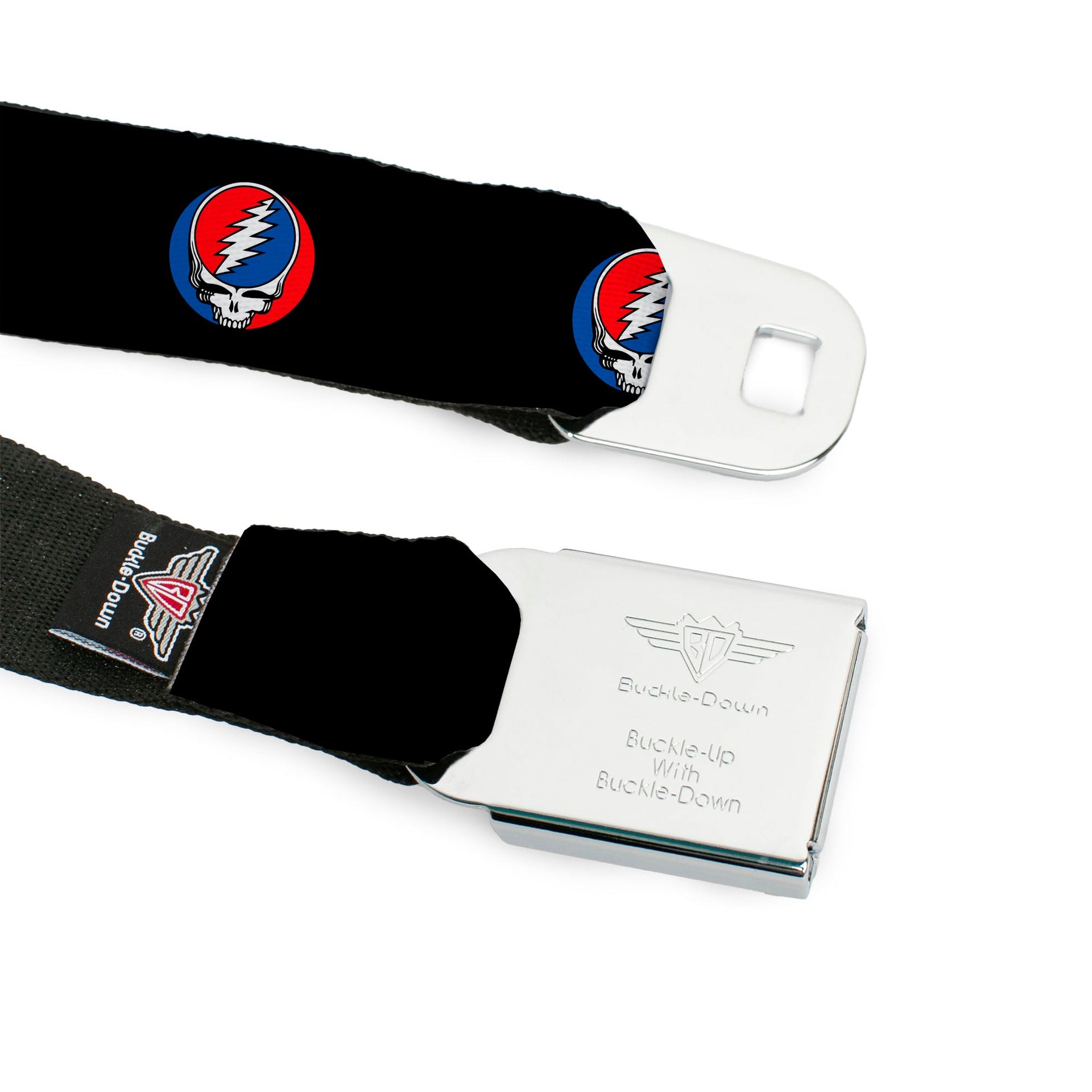 Grateful Dead Seatbelt Belt | Steal Your Face