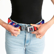 Grateful Dead Seatbelt Belt | Steal Your Face + Large Lightning Bolt