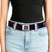 Grateful Dead Seatbelt Belt | Steal Your Face + Lightning Bolt