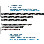 Grateful Dead Seatbelt Buckle Pet Collar | Black Text + Dancing Skeletons (Steal Your Face Collar)