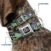 Grateful Dead Seatbelt Buckle Pet Collar | Dave's Picks Vol. 9 Art (Steal Your Face Buckle)