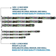 Grateful Dead Seatbelt Buckle Pet Collar | Dave's Picks Vol. 9 Art (Steal Your Face Buckle)
