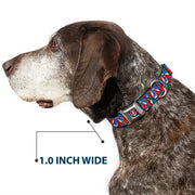 Grateful Dead Seatbelt Buckle Pet Collar | Steal Your Face Stacked (Steal Your Face Buckle)