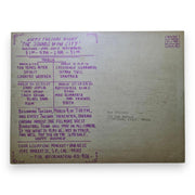 Grateful Dead, Spirit, Ten Years After, The Sir Douglas Quintet – The Fillmore, San Francisco (Feb 27–28, Mar 6–9, 1969) by Lee Conklin & Herb Greene (Postcard)