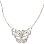 Grateful Dead Steal Your Face Butterfly Necklace | Silver