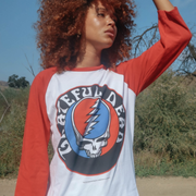 Grateful Dead Stealie Baseball Tee