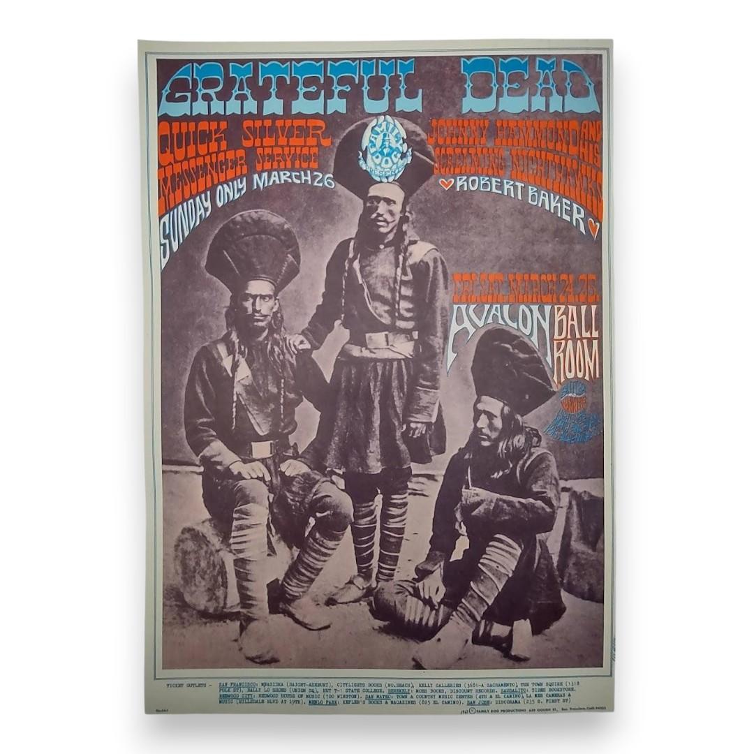 Grateful Dead – The Avalon Ballroom, San Francisco (Mar 24–25, 1967) by Rick Griffin
