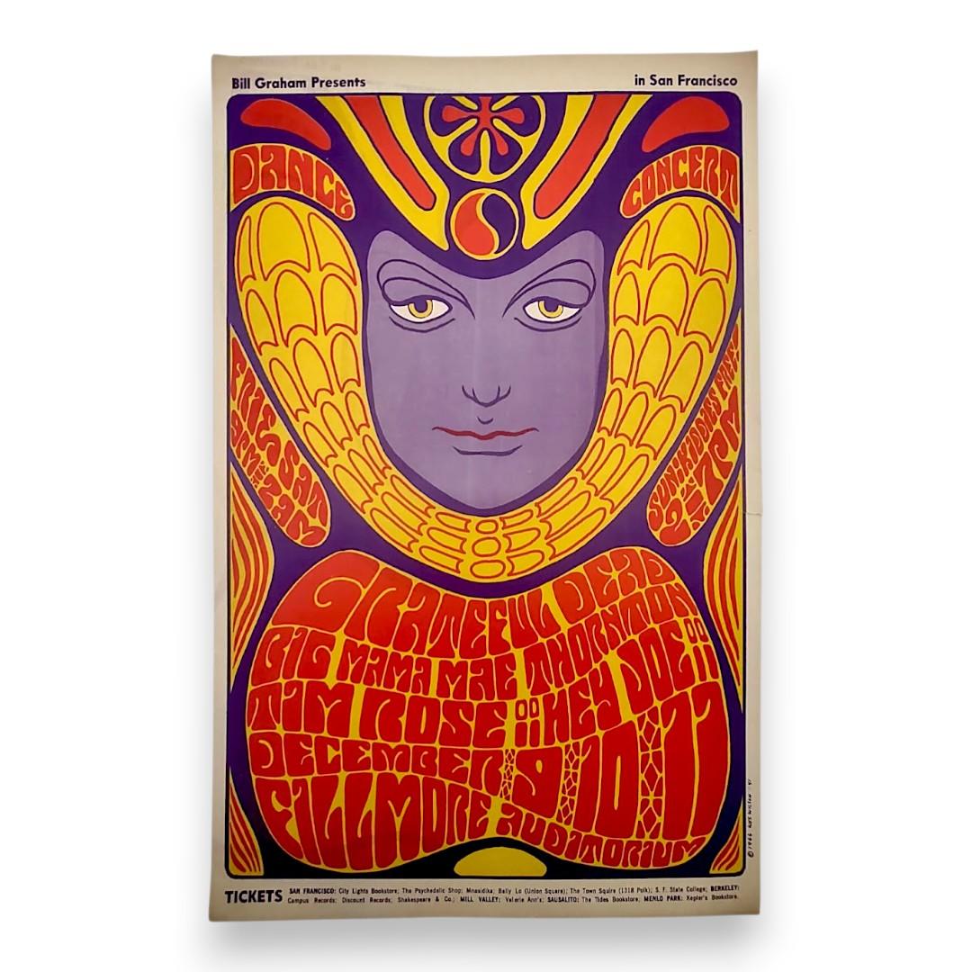 Grateful Dead – The Fillmore, San Francisco (Dec 9–11, 1966) by Wes Wilson