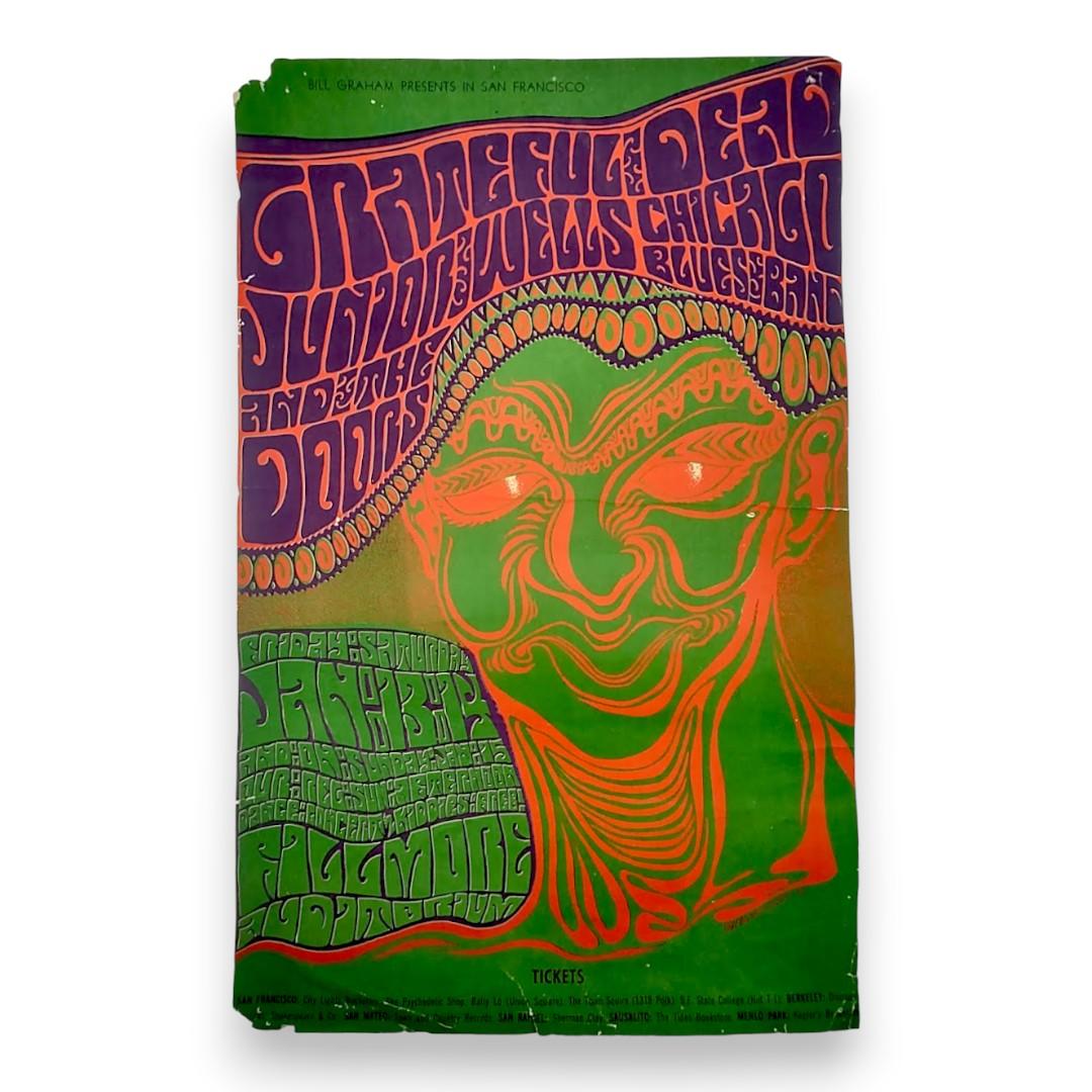 Grateful Dead – The Fillmore, San Francisco (Jan 13–14, 1967) by Wes Wilson