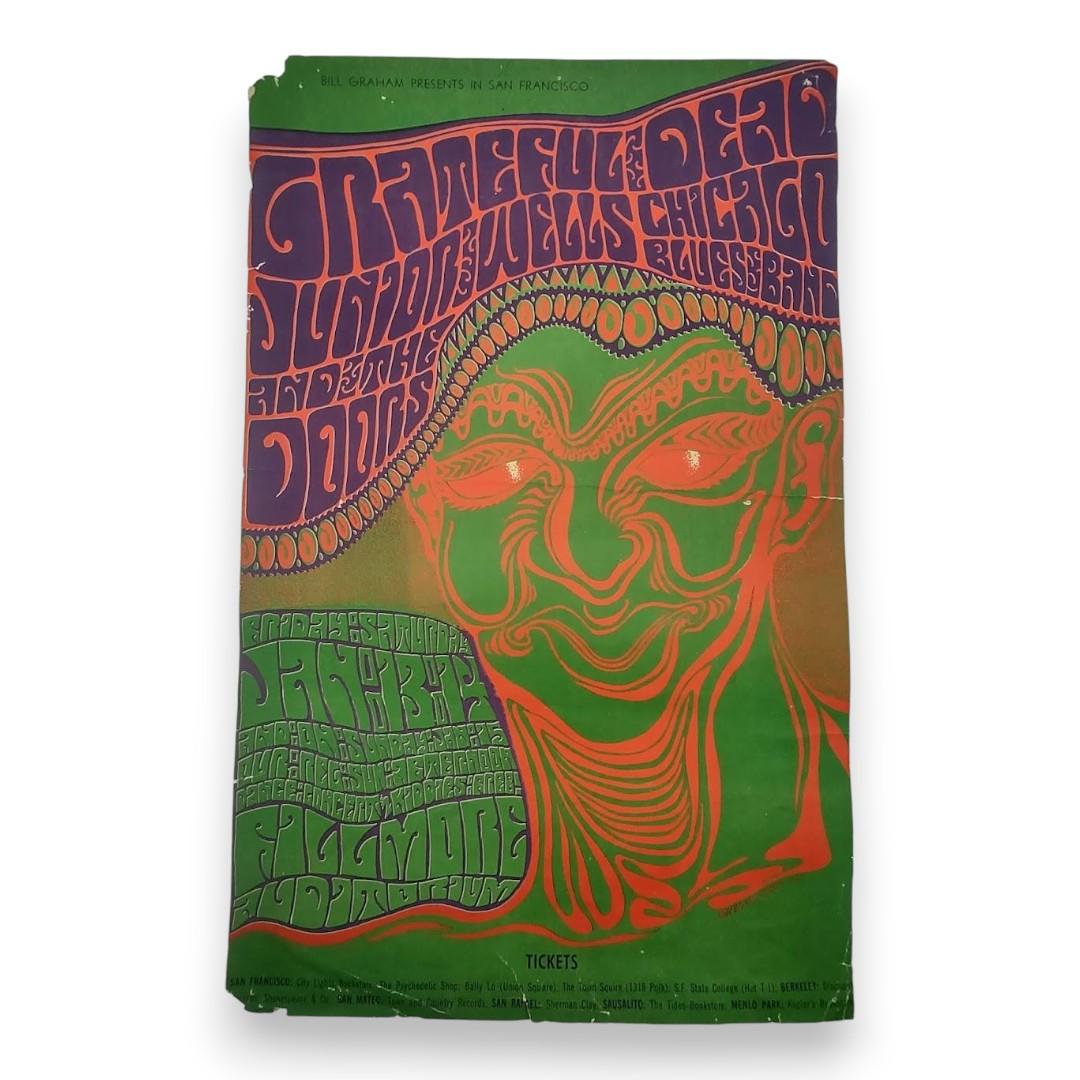 Grateful Dead – The Fillmore, San Francisco (Jan 13–14, 1967) by Wes Wilson