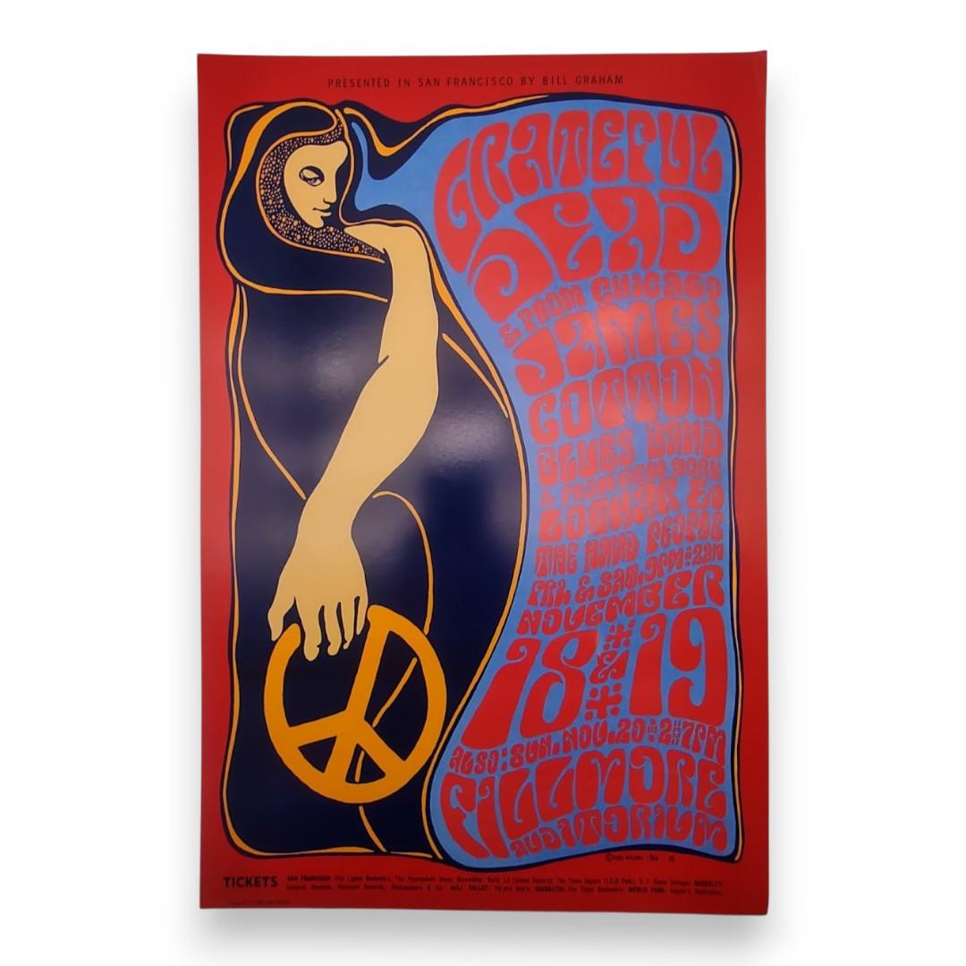 Grateful Dead – The Fillmore, San Francisco (Nov 18–19, 1966) by Wes Wilson