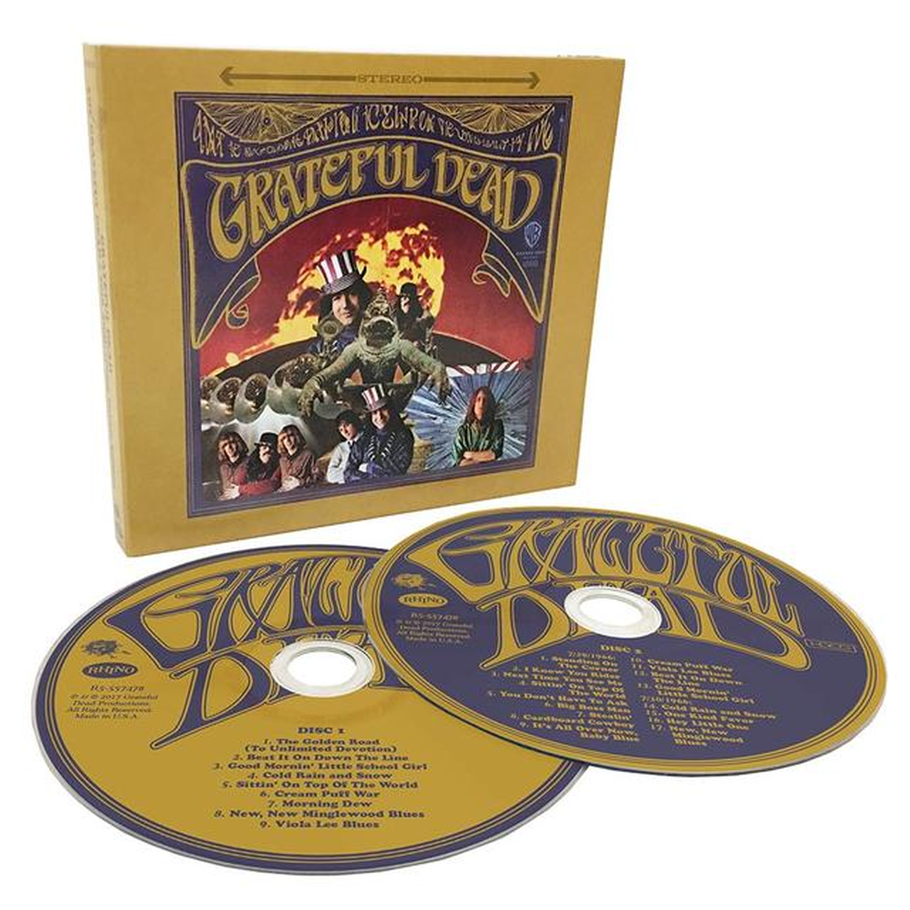 Grateful Dead – The Grateful Dead: 50th Anniversary Deluxe Edition (2-CD) - Front