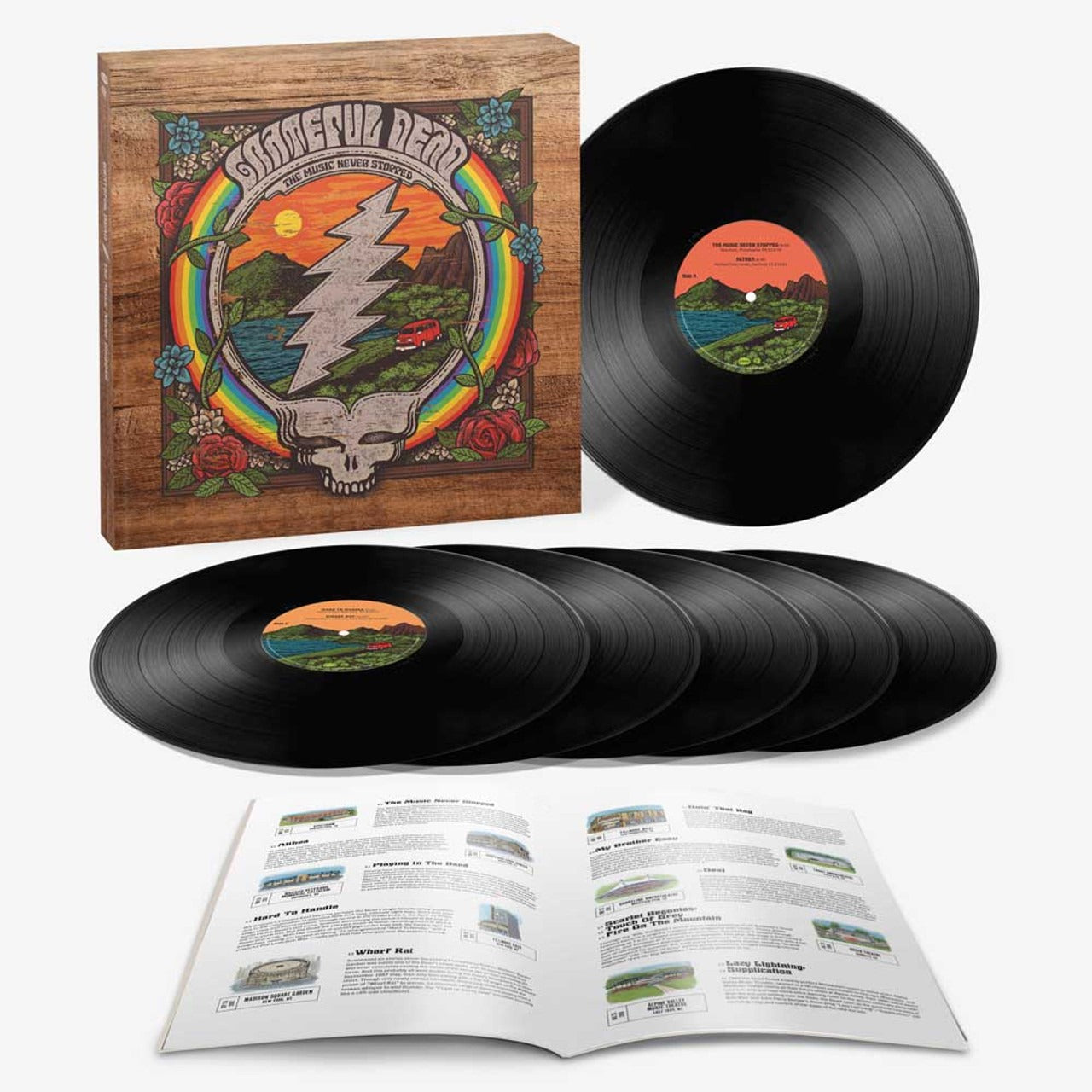 Grateful Dead – The Music Never Stopped (Live 180g, 6LP - Anniversary Edition)