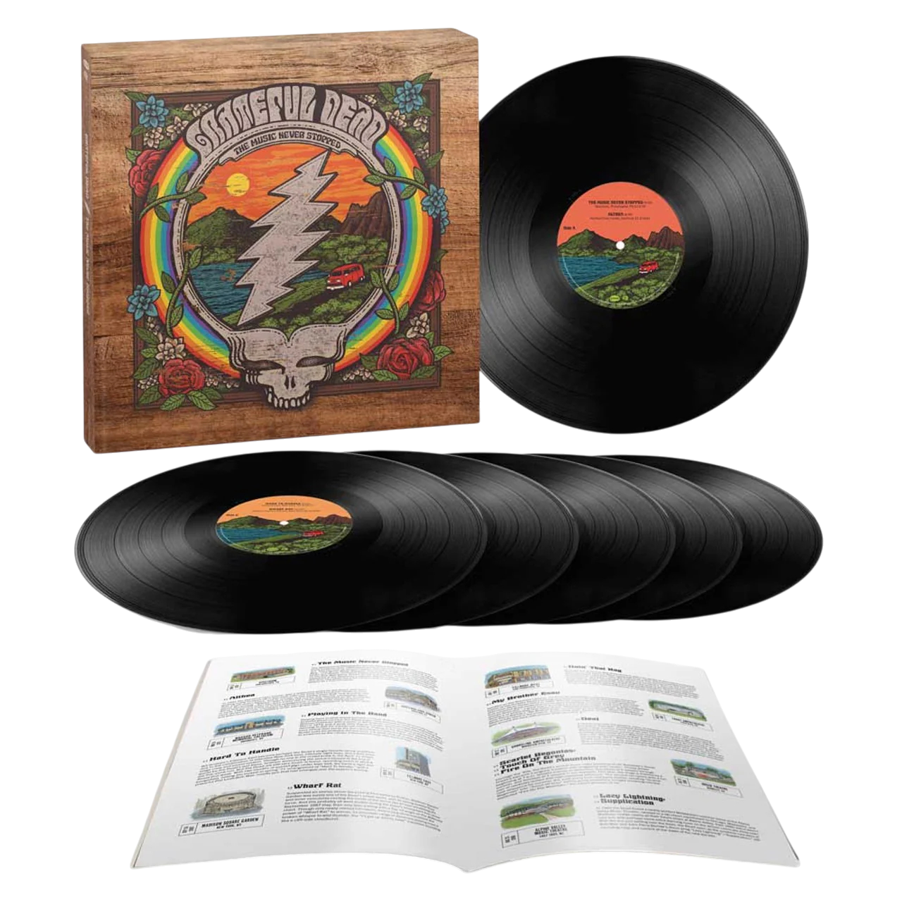 Grateful Dead – The Music Never Stopped (Live 180g 6LP Anniversary Edition)