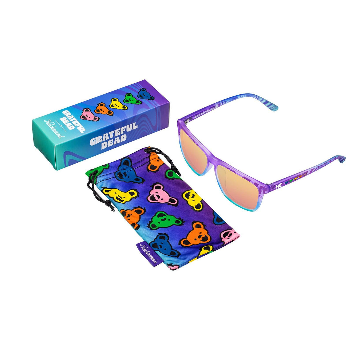 Grateful Dead Trippy Bears Fast Lanes Polarized Sunglasses