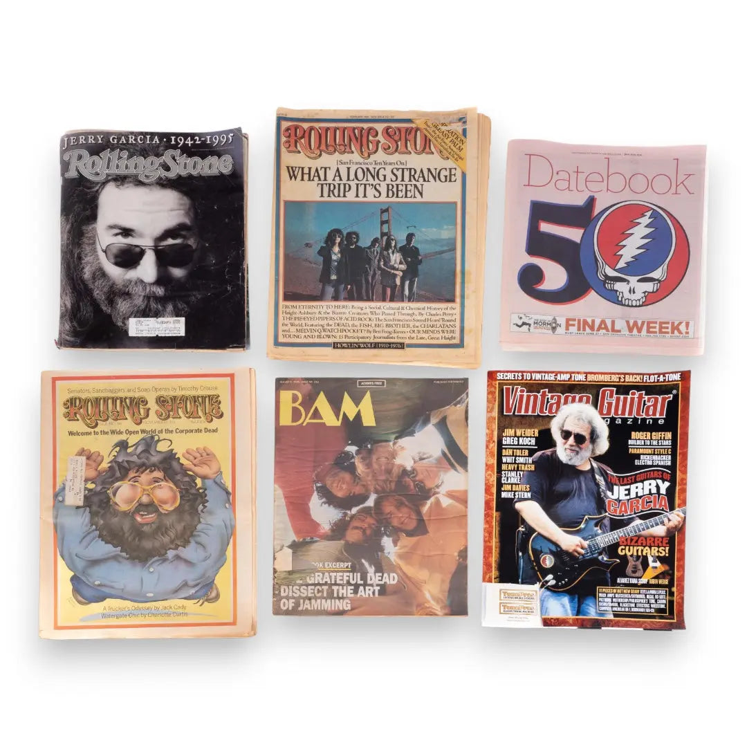 Grateful Dead Vintage Magazine Collection (Set of 65 Issues)
