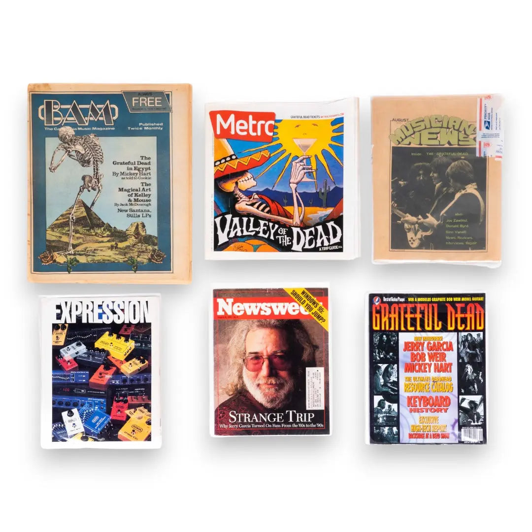 Grateful Dead Vintage Magazine Collection (Set of 65 Issues)