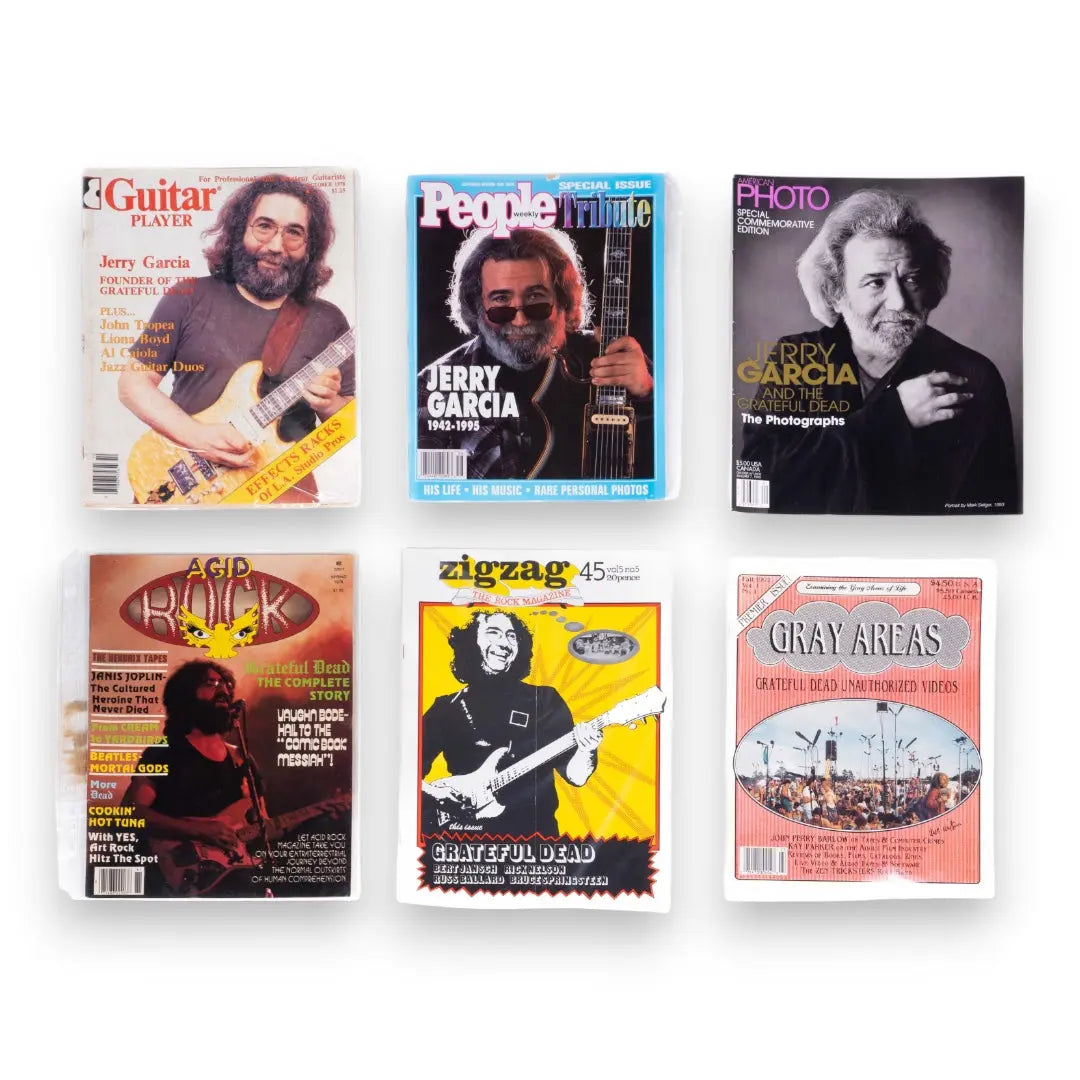 Grateful Dead Vintage Magazine Collection (Set of 65 Issues)