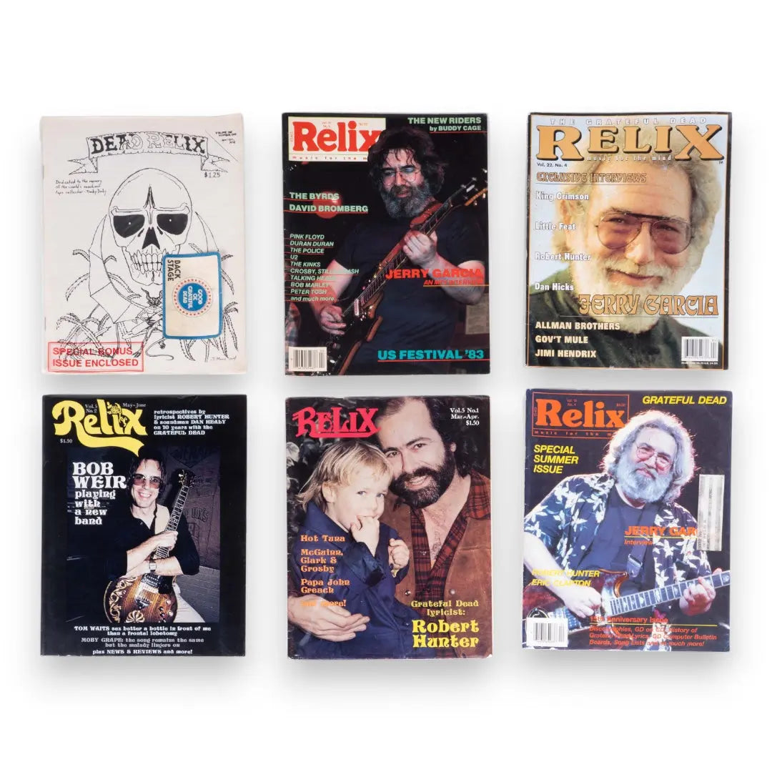 Grateful Dead Vintage Relix Magazine Back Issue Collection (Set of 30 Issues)