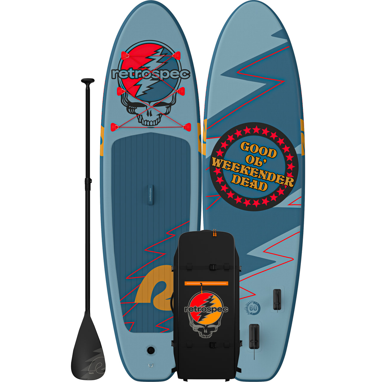 Grateful Dead Weekender Inflatable Stand Up Paddle Board (10’ 6”)