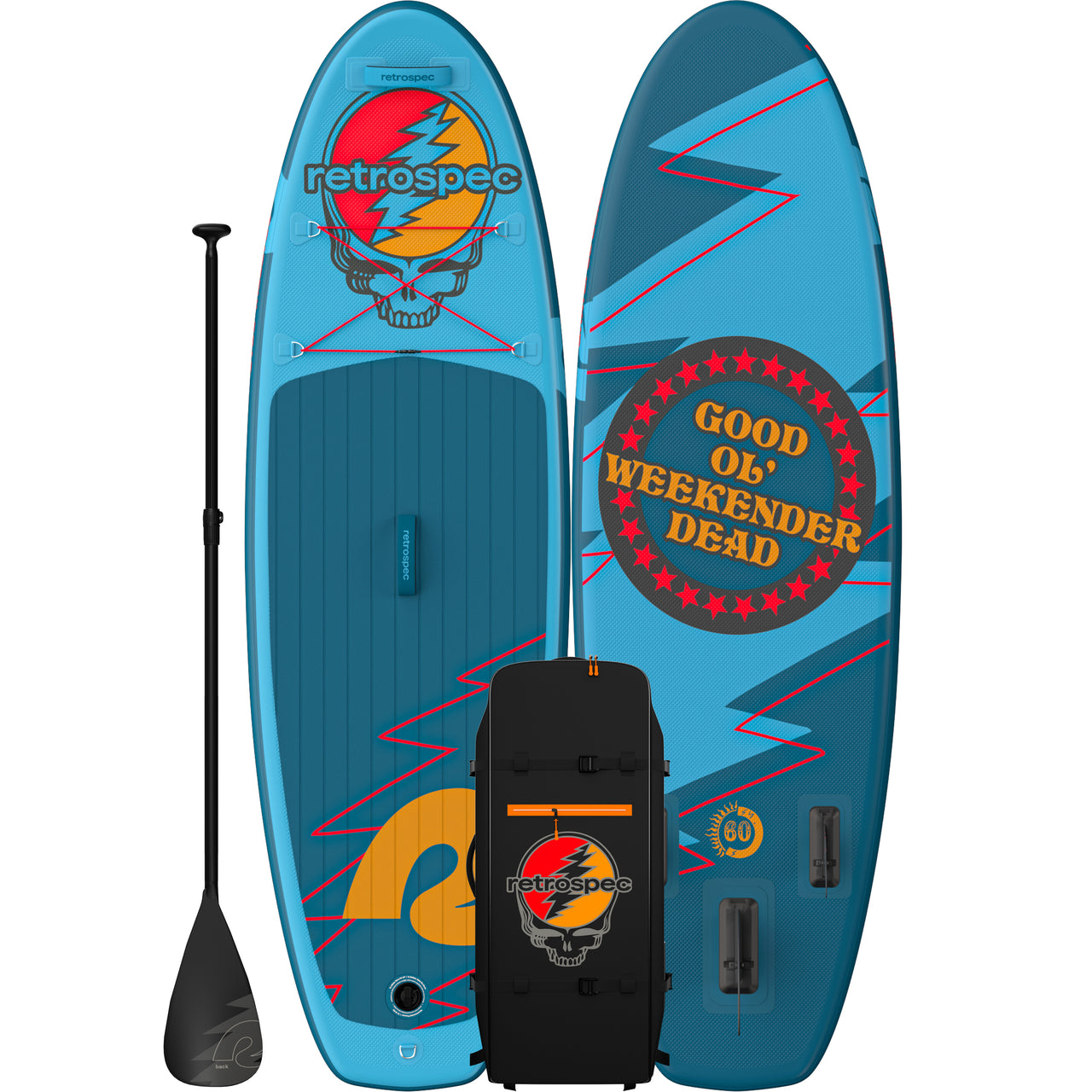 Grateful Dead Weekender Nano Kids’ Inflatable Stand Up Paddle Board (8’)