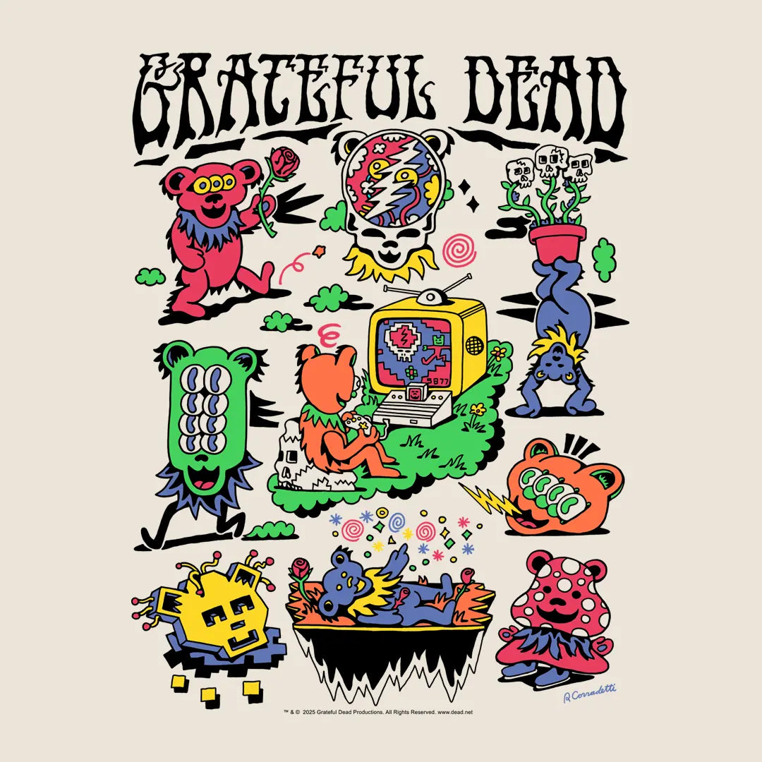 Grateful Dead x Killer Acid Party T-Shirt - Side View
