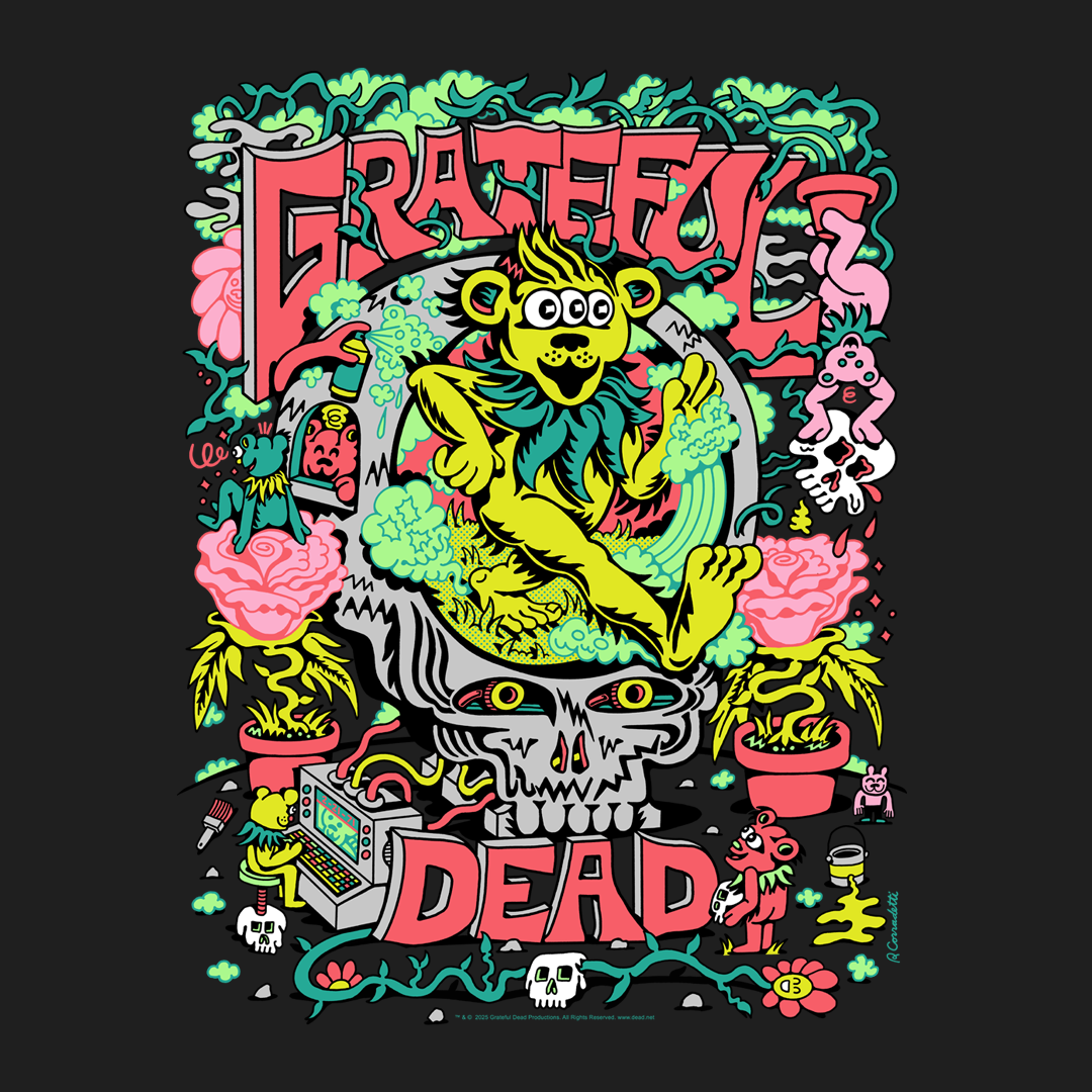 Grateful Dead x Killer Acid Stealie Long Sleeve T-Shirt