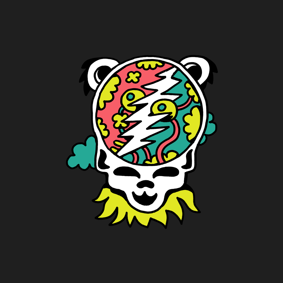 Grateful Dead x Killer Acid Stealie Long Sleeve T-Shirt