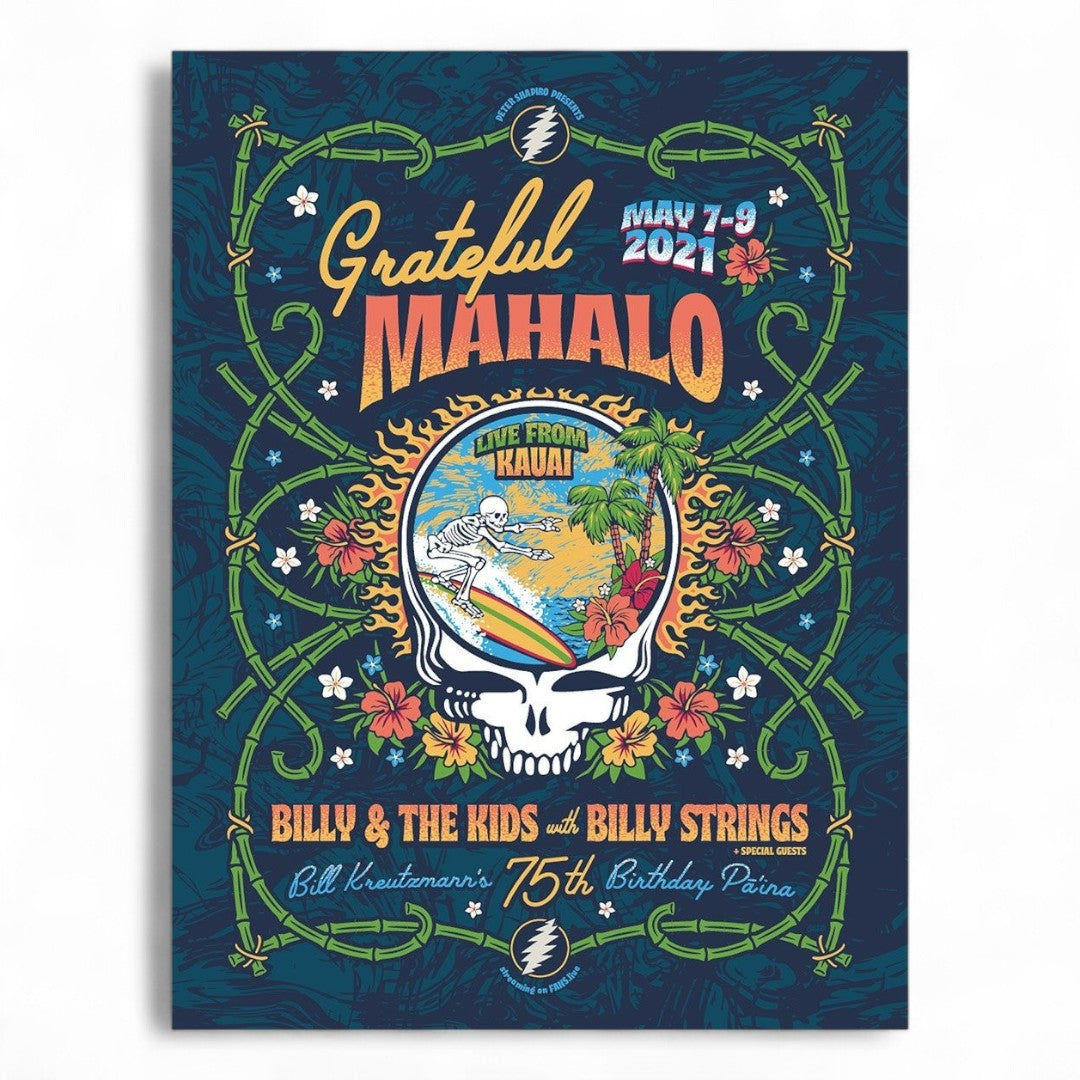 Grateful Mahalo Main Edition Poster by StyleProof