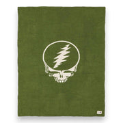 Grateful Shred Plush Knit Throw - Avo | Grateful Dead x Slowtide