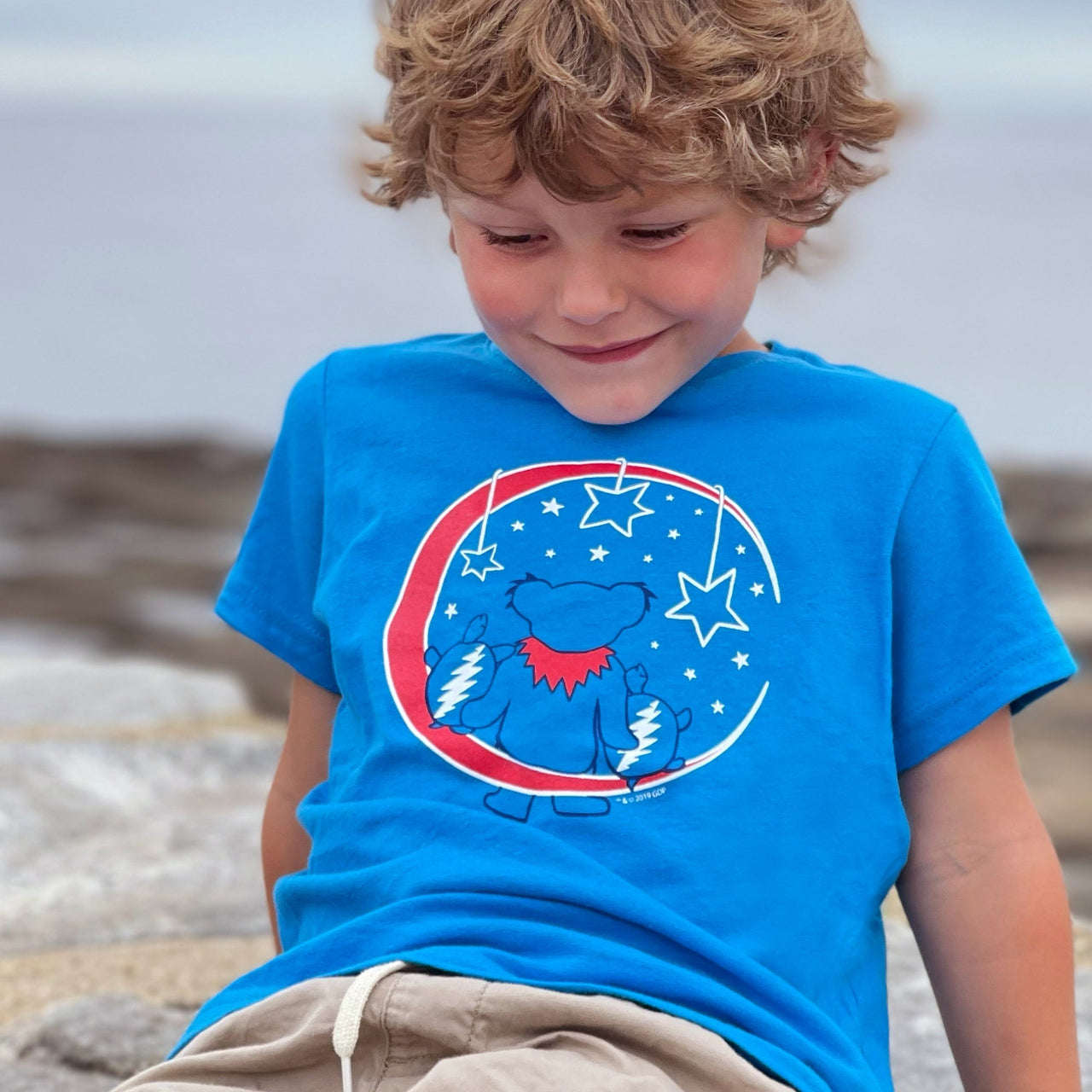 Grateful Dead Grateful Moon Toddler T-Shirt