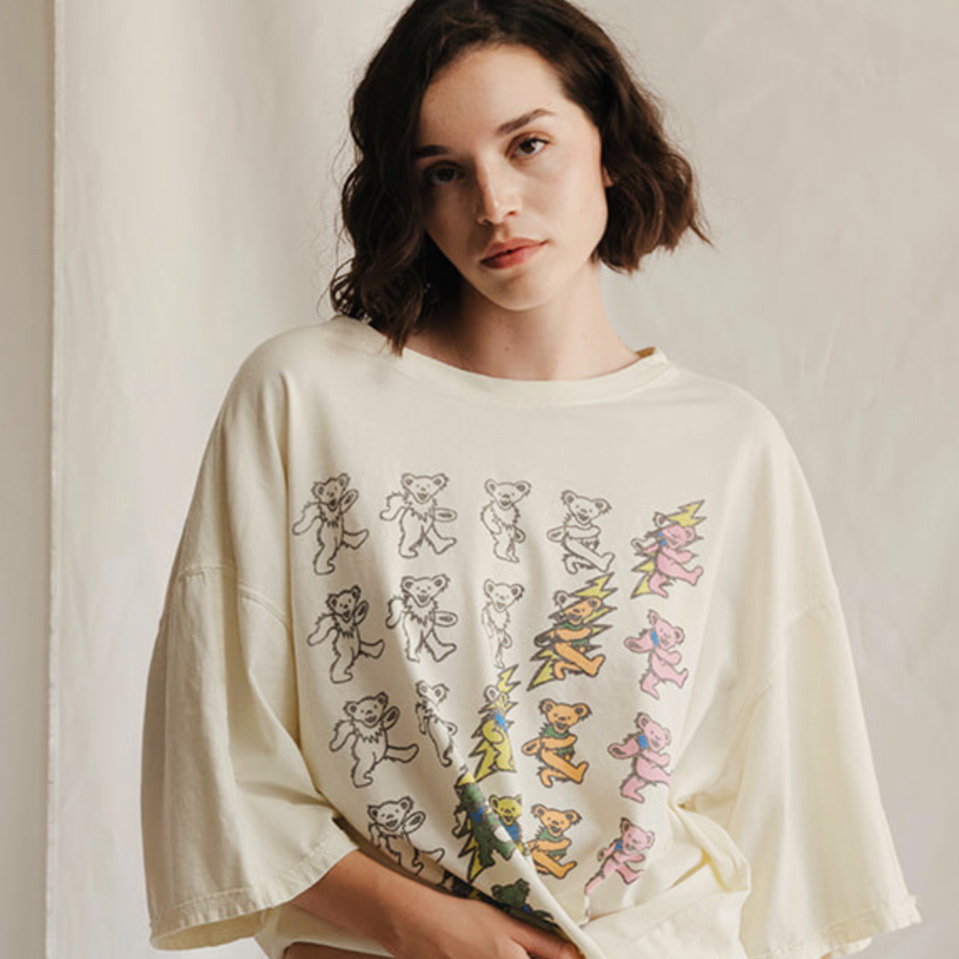 Grateful Dead Prism Bears Oversized T-Shirt