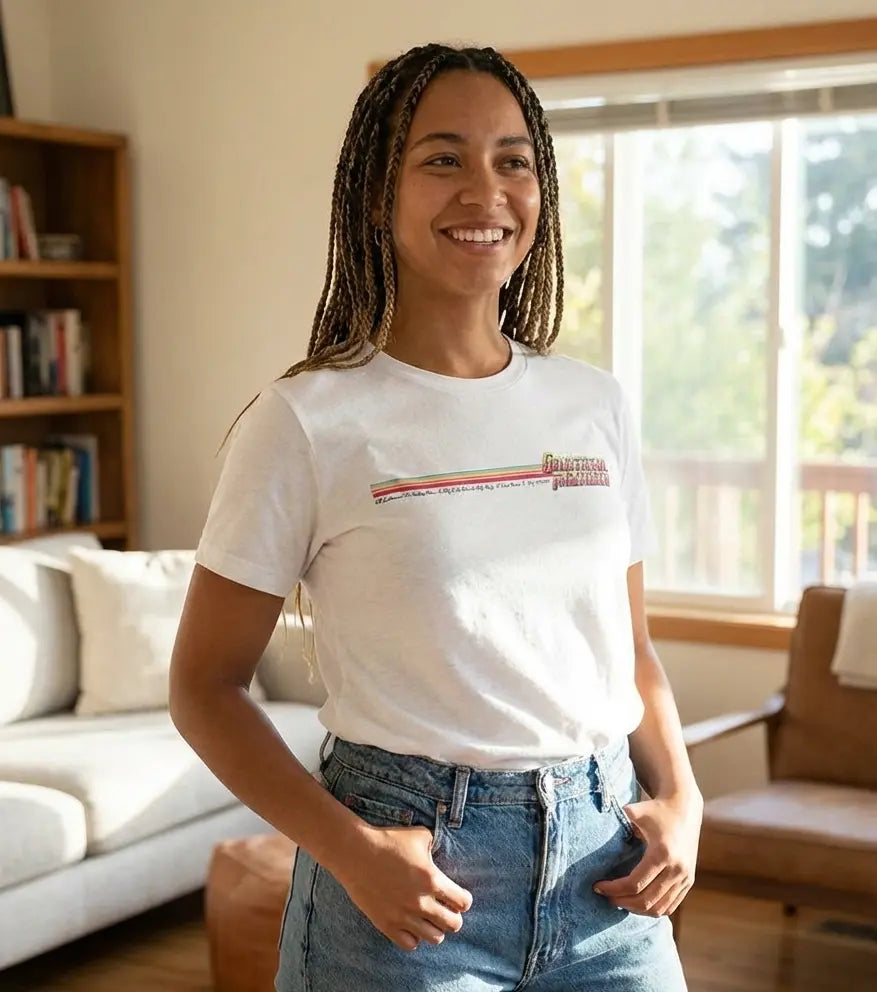 Grateful Mahalo White Surfer T-Shirt FANS Shirt {{Shop name}}