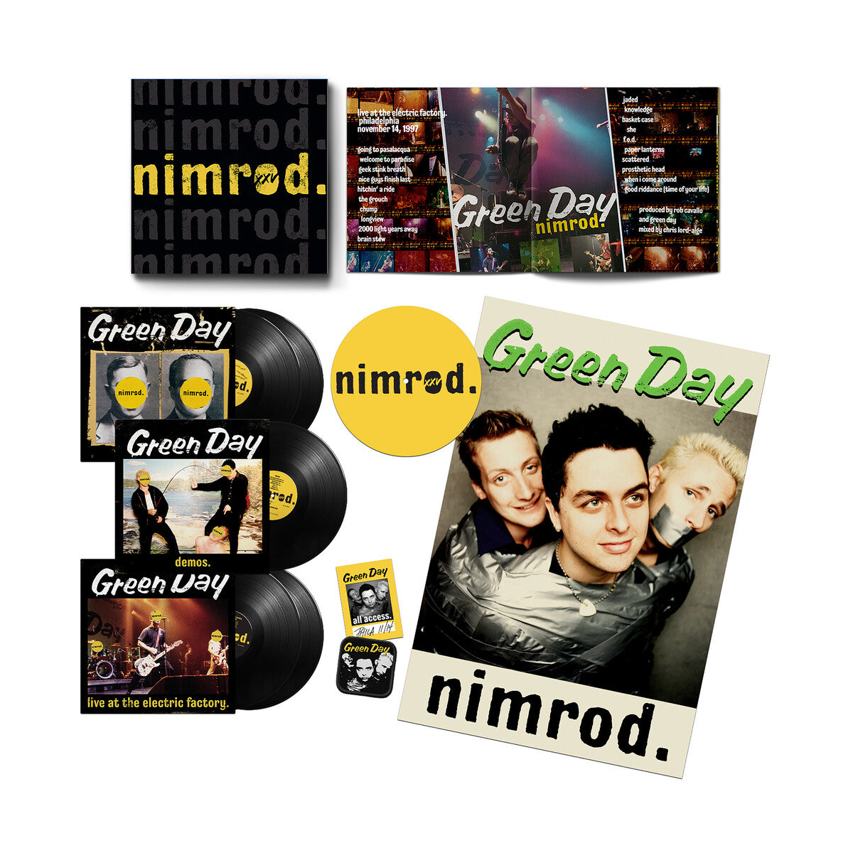 Green Day – Nimrod: 25th Anniversary Edition (5LP Box Set)