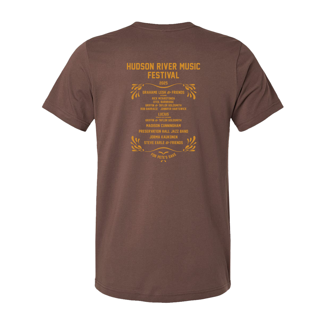 Hudson River Music Festival Brown T-Shirt