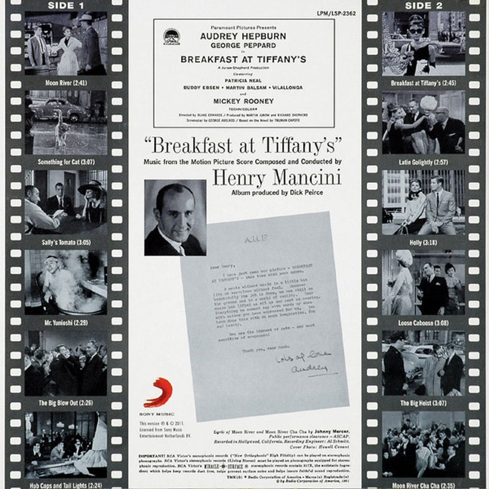 Henry Mancini – Breakfast at Tiffany's (LP Vinyl)