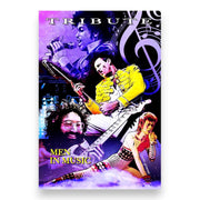 Tribute: Men in Music: Prince, David Bowie, Jerry Garcia & Freddie Mercury (Paperback) Books by splitShops