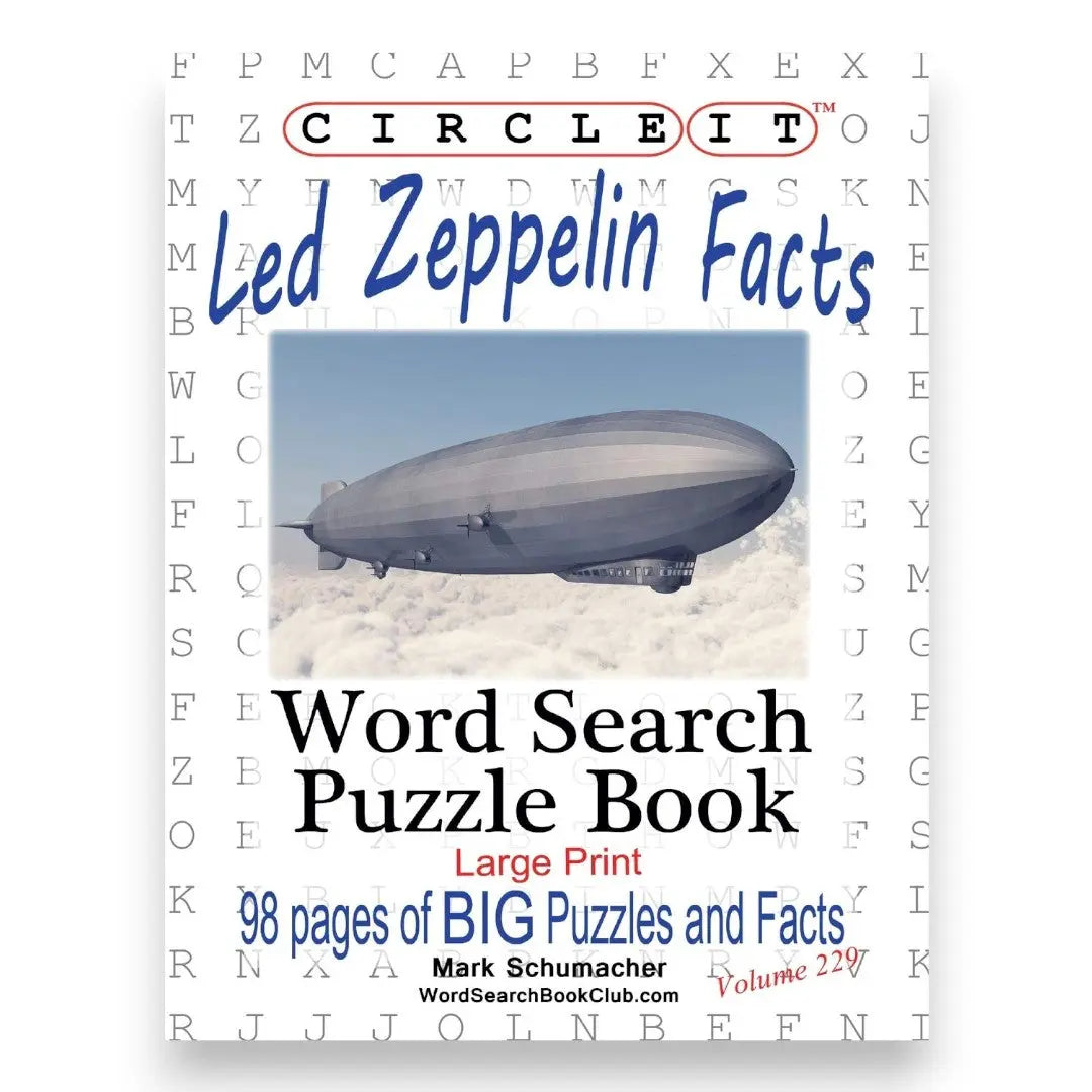 Circle It, Led Zeppelin Facts, Word Search, Puzzle Book (Paperback) Books by splitShops