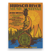 Hudson River Music Festival 2026 Poster by Darryl Norsen