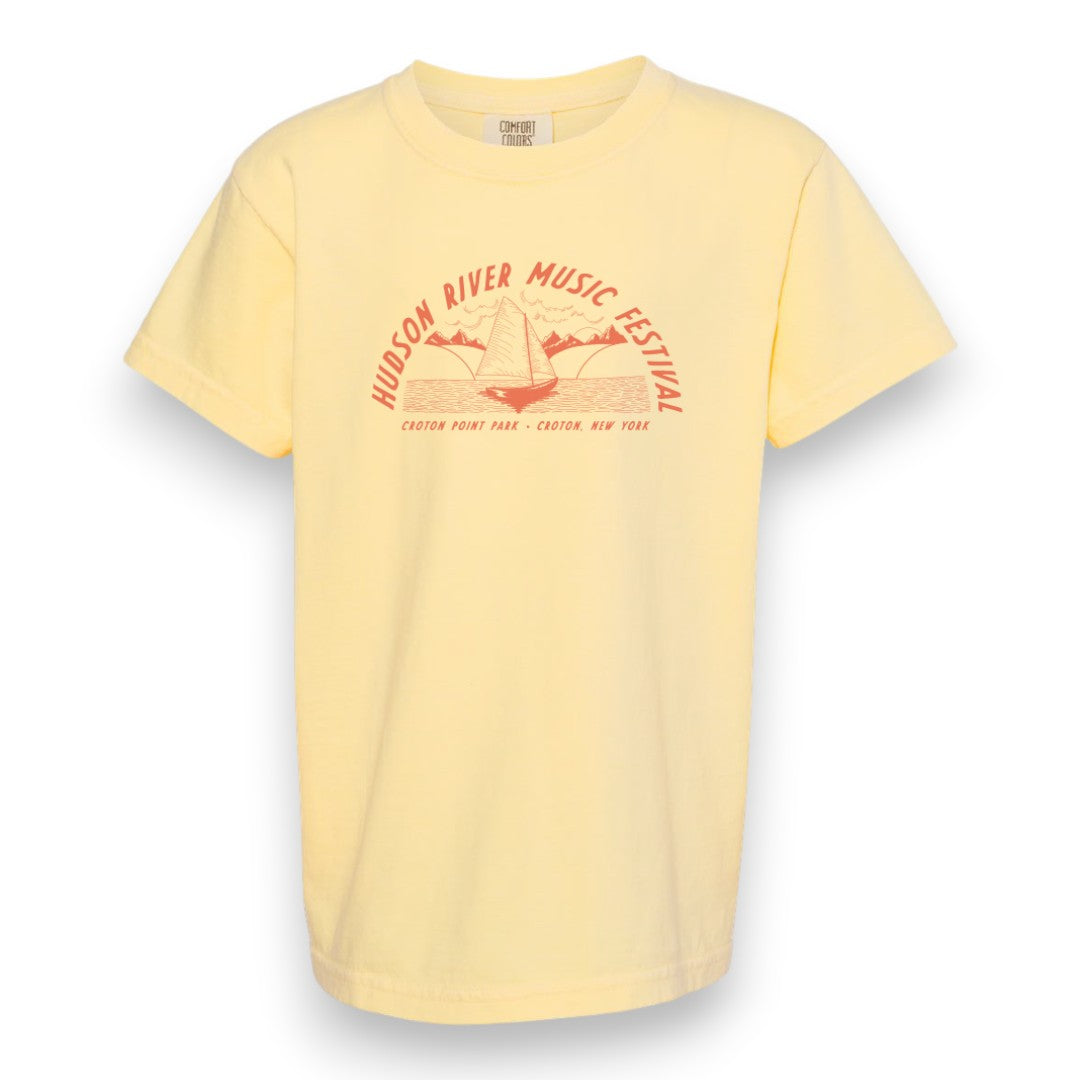 Hudson River Music Festival Yellow Youth T-Shirt