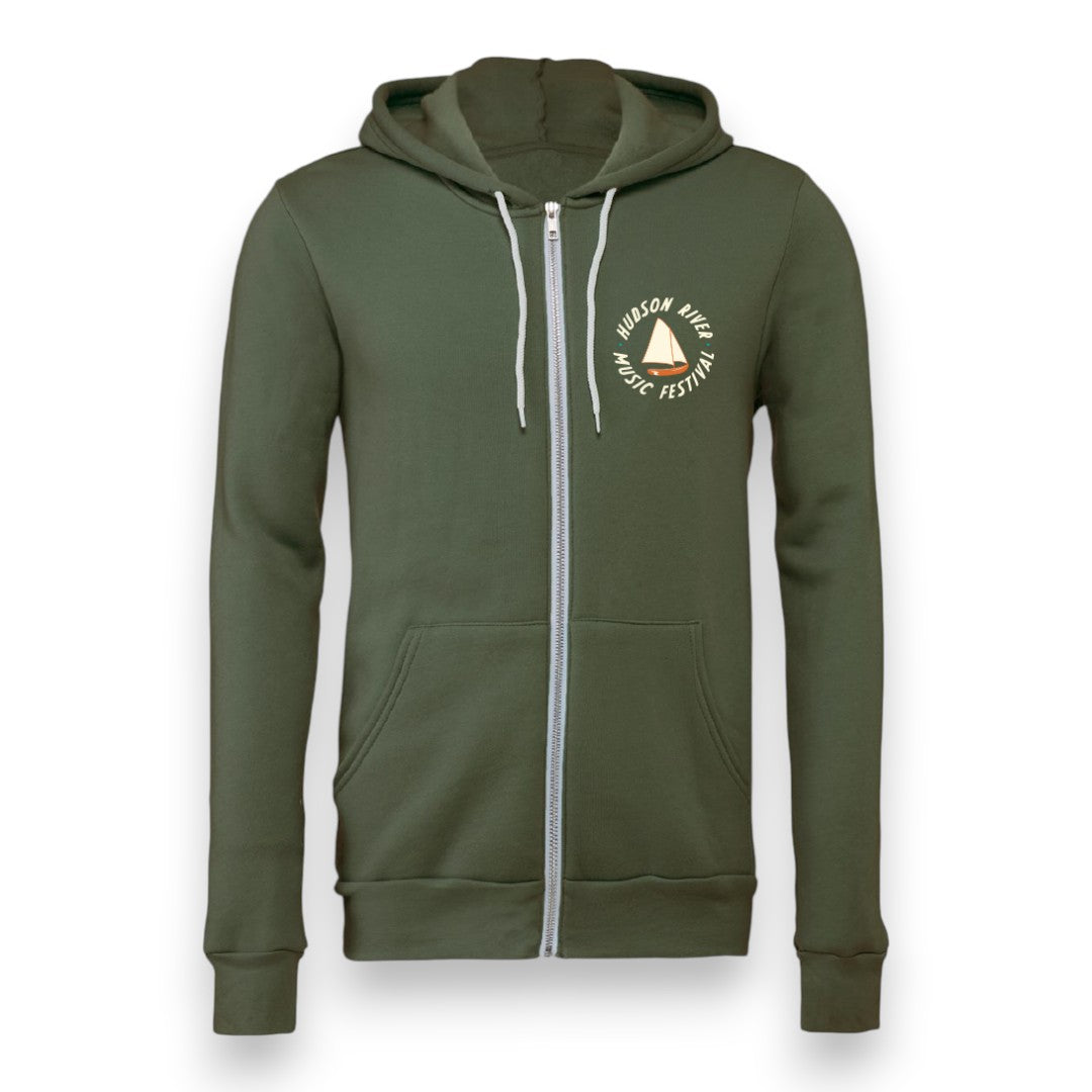 Hudson River Music Festival Zip-Up Hoodie
