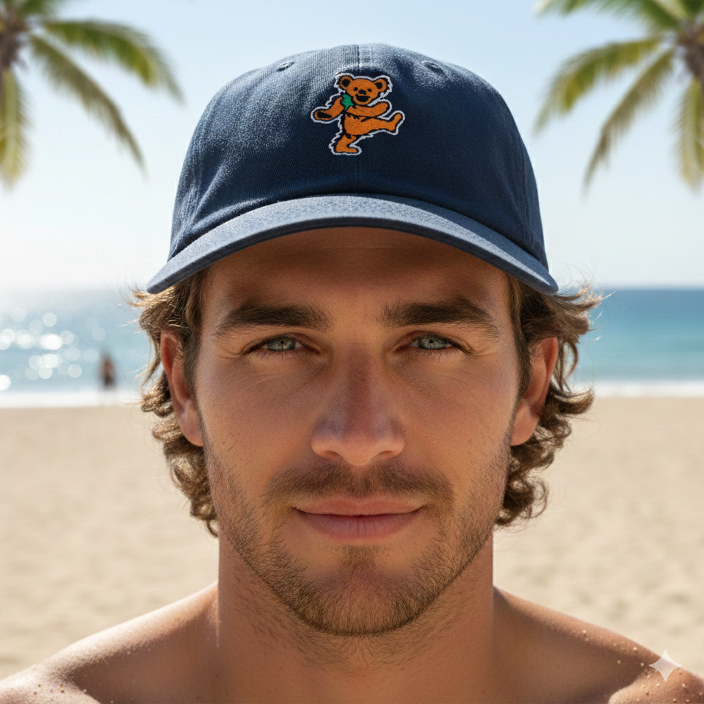 Phil Lesh & Friends | Orange Dancing Bear Dad Hat