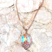 Grateful Dead Steal Your Prism Necklace | Rose Gold Hiouchi Jewels / Rose & Bolt Grateful Dead Jewelry Necklace {{Shop name}}