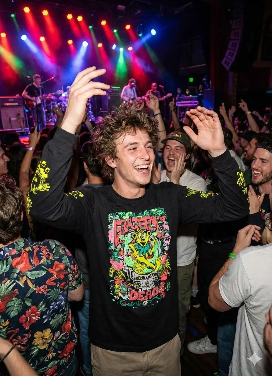 Grateful Dead x Killer Acid Stealie Long Sleeve T-Shirt DGE/Rhino