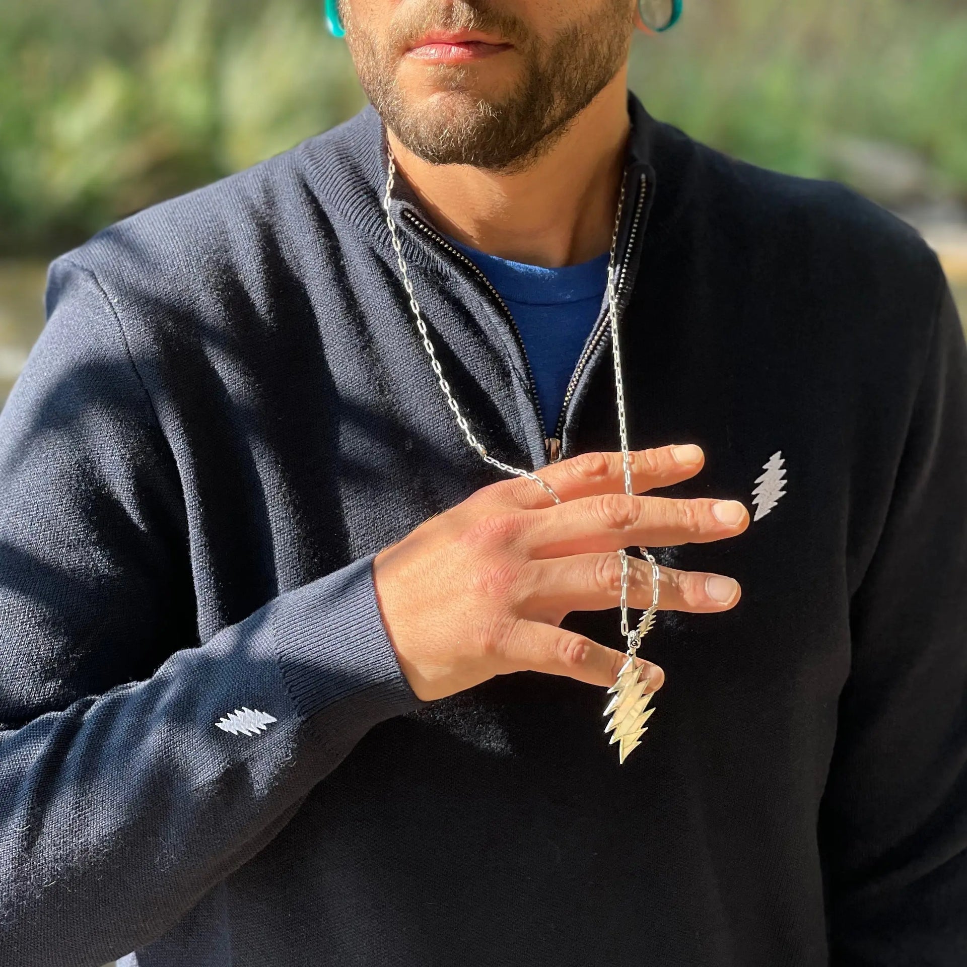 Grateful Dead Unbroken Chain Hiouchi Jewels / Rose & Bolt Grateful Dead Jewelry Necklace {{Shop name}}