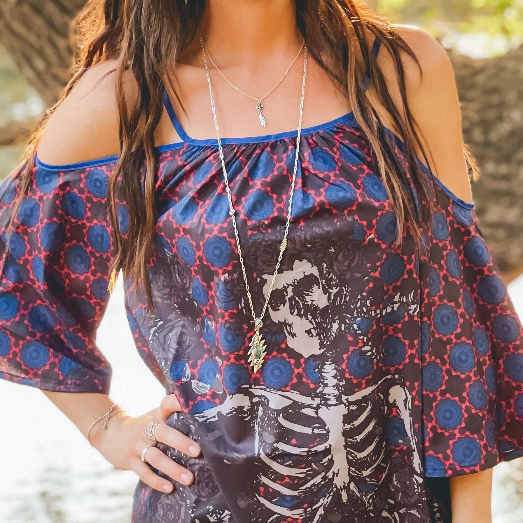 Grateful Dead Unbroken Chain Hiouchi Jewels / Rose & Bolt Grateful Dead Jewelry Necklace {{Shop name}}